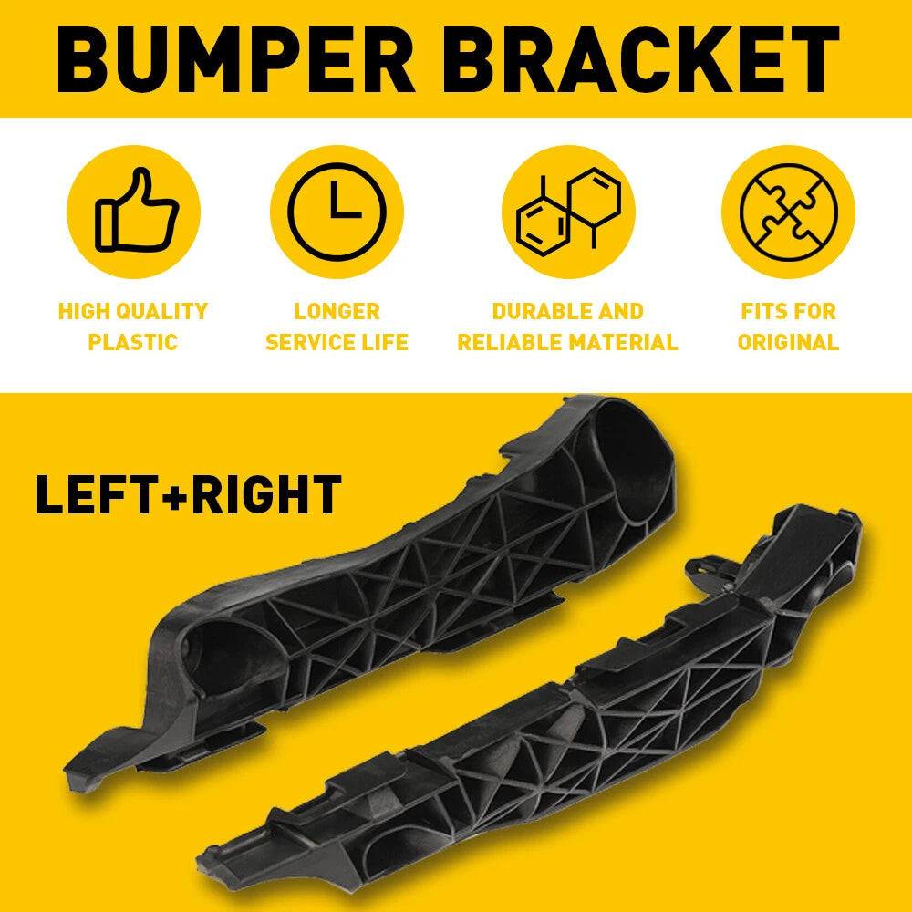 Set of 2 Bumper Retainer Set Fits For 2006-2012 Toyota RAV4 Front Primed US 6B93BC-57