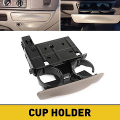 Dash Cup Holder Tan Parchment 99-04 For Ford F350 F250 F450 F550 YC3Z2513560CAB 6B93BC-57