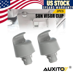 FOR NISSAN ALTIMA MURANO PATHFINDER MAXIMA DRIVER PASSENGER + SUN VISOR CLIP USA 6B93BC-57