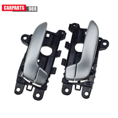 for Kia Forte Cerato 2014-2018 Set of 2 Interior Chrome Door Handle Left Right 6B93BC-57