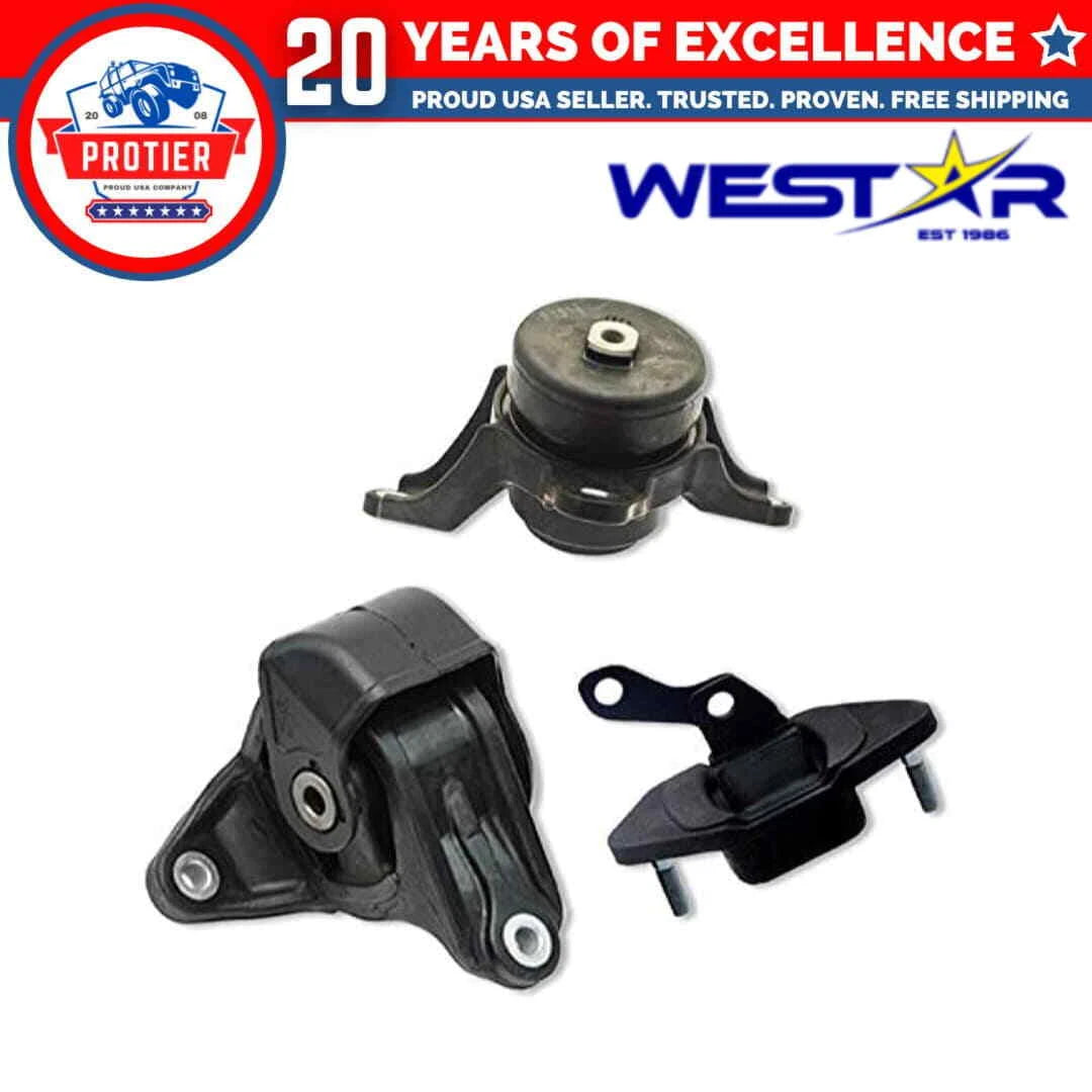 Fits 2008-2012 Honda Accord 2009-2013 Acura TSX 2.4L AUTO 1 Motor&2 Trans Mount 6B93BC-57