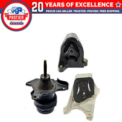 Engine Motor Mounts Front/Front RT/Rear Set 3pc Compatible with Fits 2003-2006 6B93BC-57