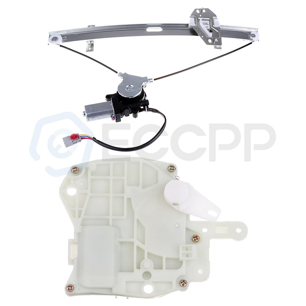 98-02 Window Regulator+Door Lock Actuator For Honda Accord 2.3L 3.0L Front Left 6B93BC-57