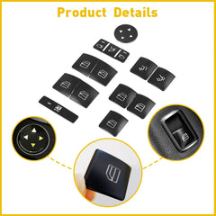 For Mercedes-Benz E200 E350 E500 E300 E250 Window Master Switch Button Cap Cover 6B93BC-57