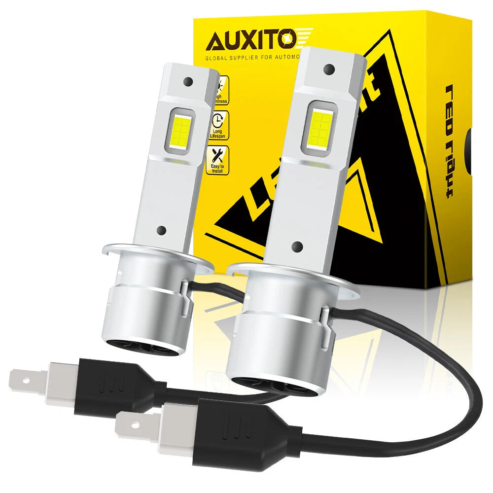 H1 LED Headlight High Beam or Low Beam Bulbs Conversion Kit White Super Bright 6B93BC-57