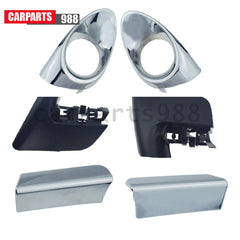 6Pcs Front Bumper Trim Cover Grille Fog Light Bezel For 13-15 Lexus RX350 RX450H 6B93BC-57