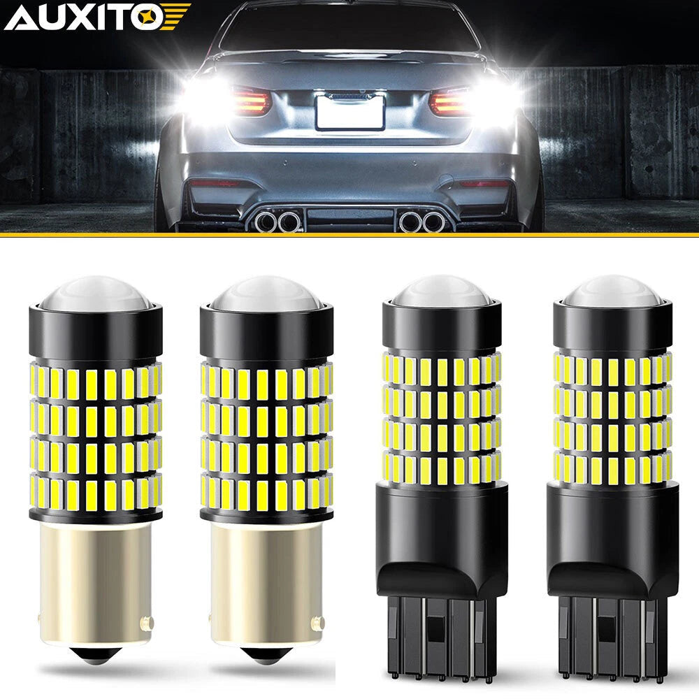 AUXITO 1156/3157/7443/PSX24W Reverse Light Canbus Backup Bulbs Parking White DRL 6B93BC-57
