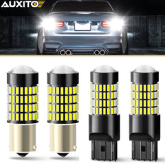 AUXITO 1156/3157/7443/PSX24W Reverse Light Canbus Backup Bulbs Parking White DRL 6B93BC-57