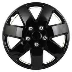 ECCPP 4X Wheel Hub Caps Snap On Silver Rim Covers For R16 Tire 5 Lug Wheel 16" ECCPP