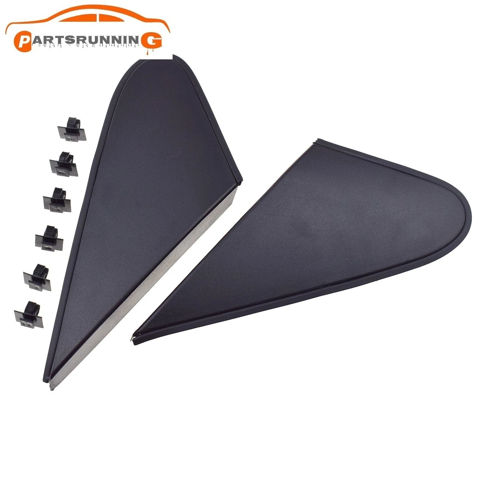 2PCS Rear View Mirror Corner Cover 861802S000,861902S000 For Tucson IX35 2010-15 6B93BC-57