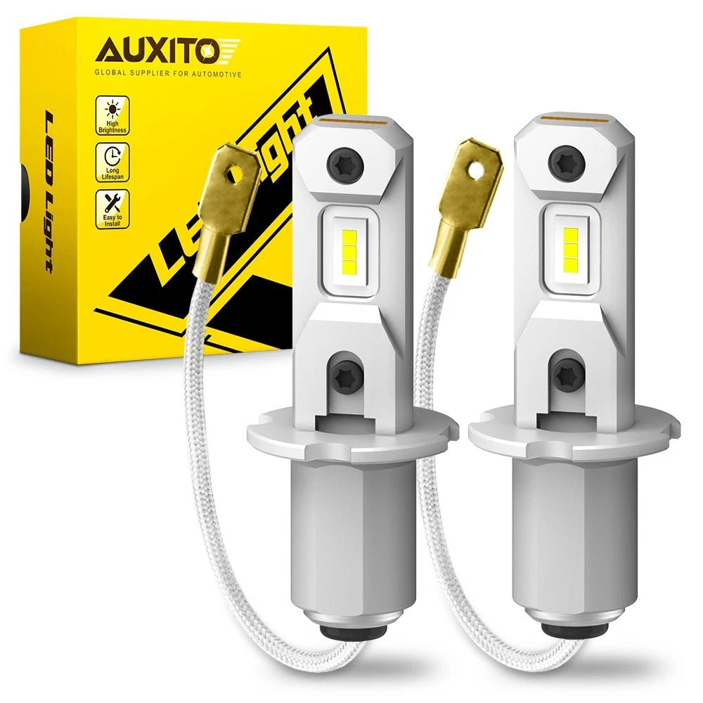 2X AUXITO H3 Fog Light Bulbs 6500K Xenon White LED Conversion kit 100W GF EOA AUXITO