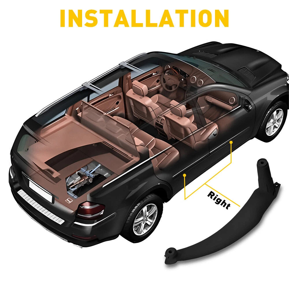 For BMW E70 X5 2007-2014 Right Door Inner Panel Handle Pull Trim Cover EOA 6B93BC-57