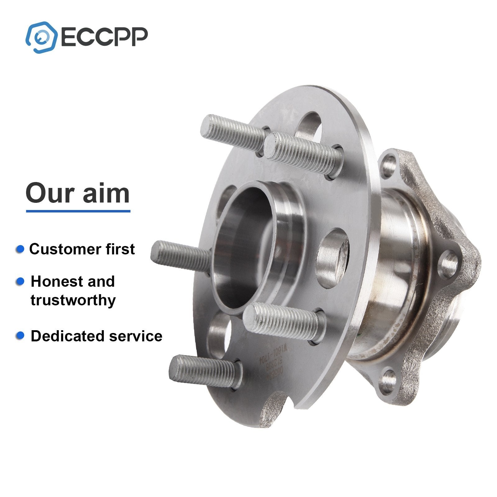 2P Wheel Hub Bearings Assembly Rear AWD For Toyota RAV4 2001 2002 2003 2004 2005 6B93BC-57