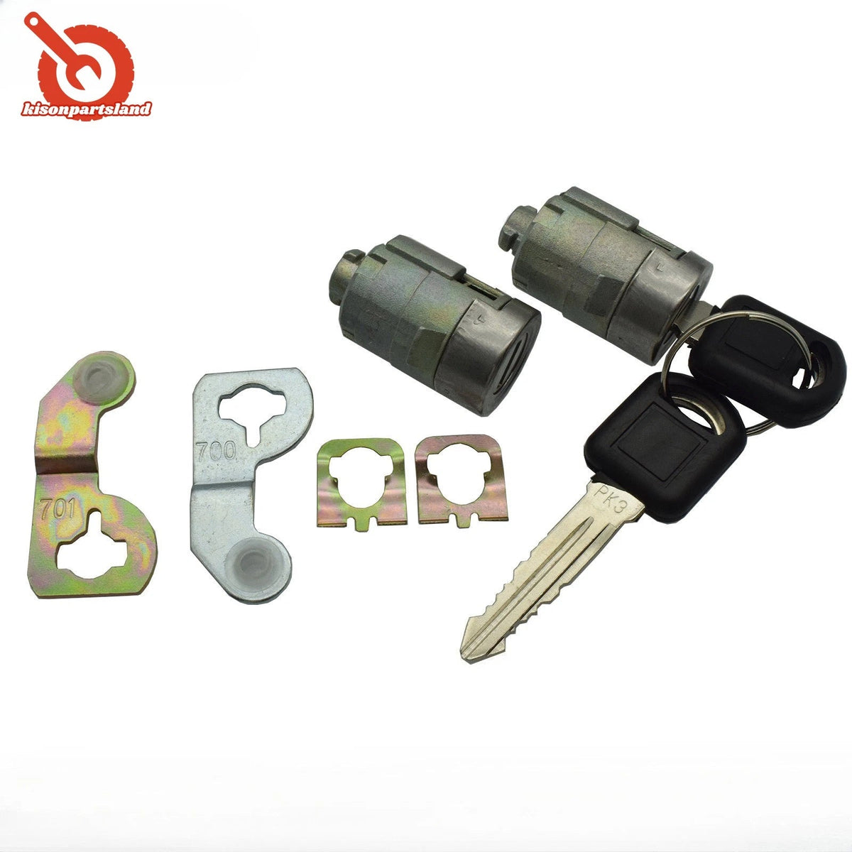Door Lock Cylinder Set W/ Keys For 2001-2006 G-M CHEVY SILVERADO TAHOE 15298924 6B93BC-57