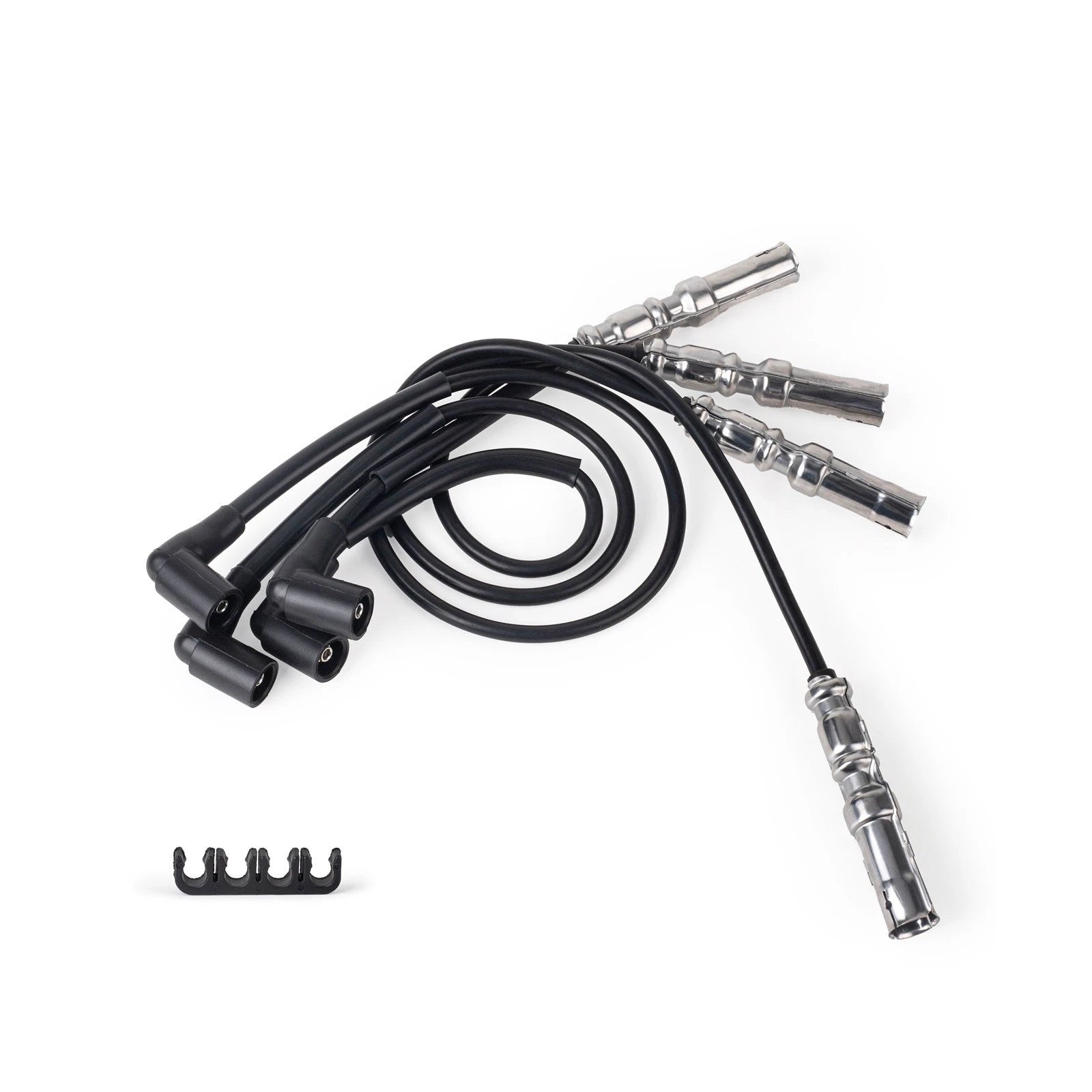 Spark plug wire set compatible with Volkswagen 01-15 Jetta Golf Beetle l4 2.0l 6B93BC-57