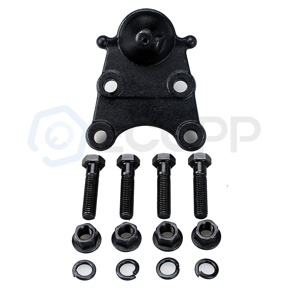 6PCS Fits 2004-08 Chevy GMC Front Wheel Bearing Upper Lower Ball Joint Kit w/ABS KOEEP