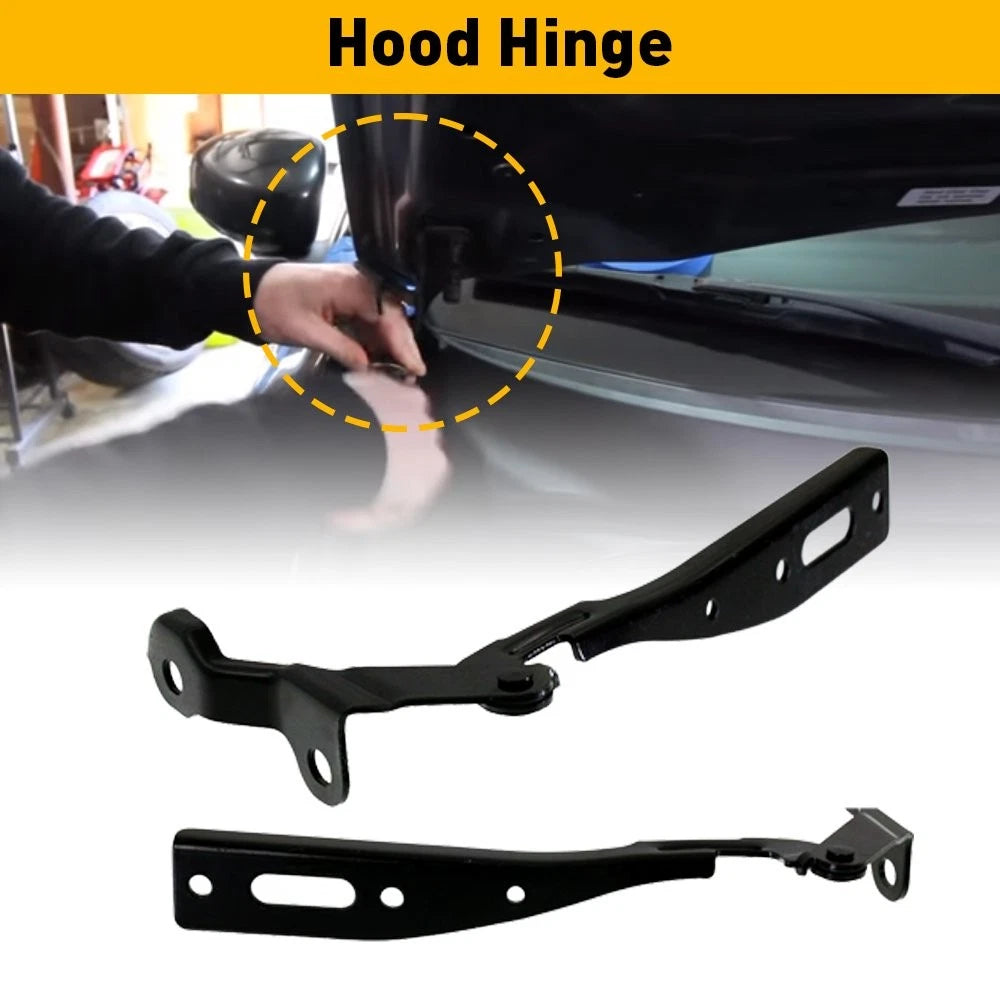 Set 2 of Hood Hinges Left Driver & Right Passenger Side For 2013-17 Honda Accord 6B93BC-57
