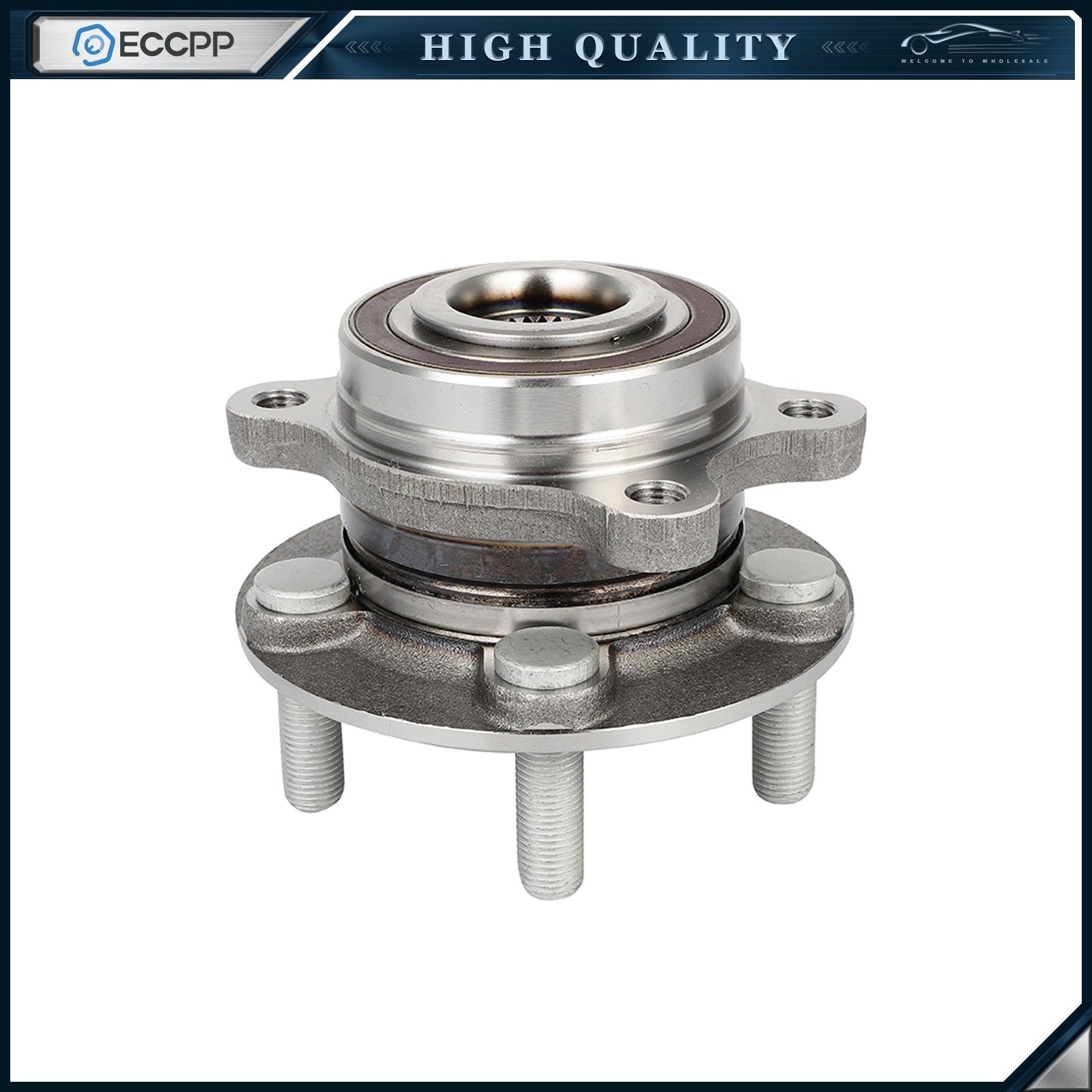 1Pc Wheel Hub Bearing Assembly Front or Rear AWD For Ford Edge 2015-2021 W/ ABS 6B93BC-57