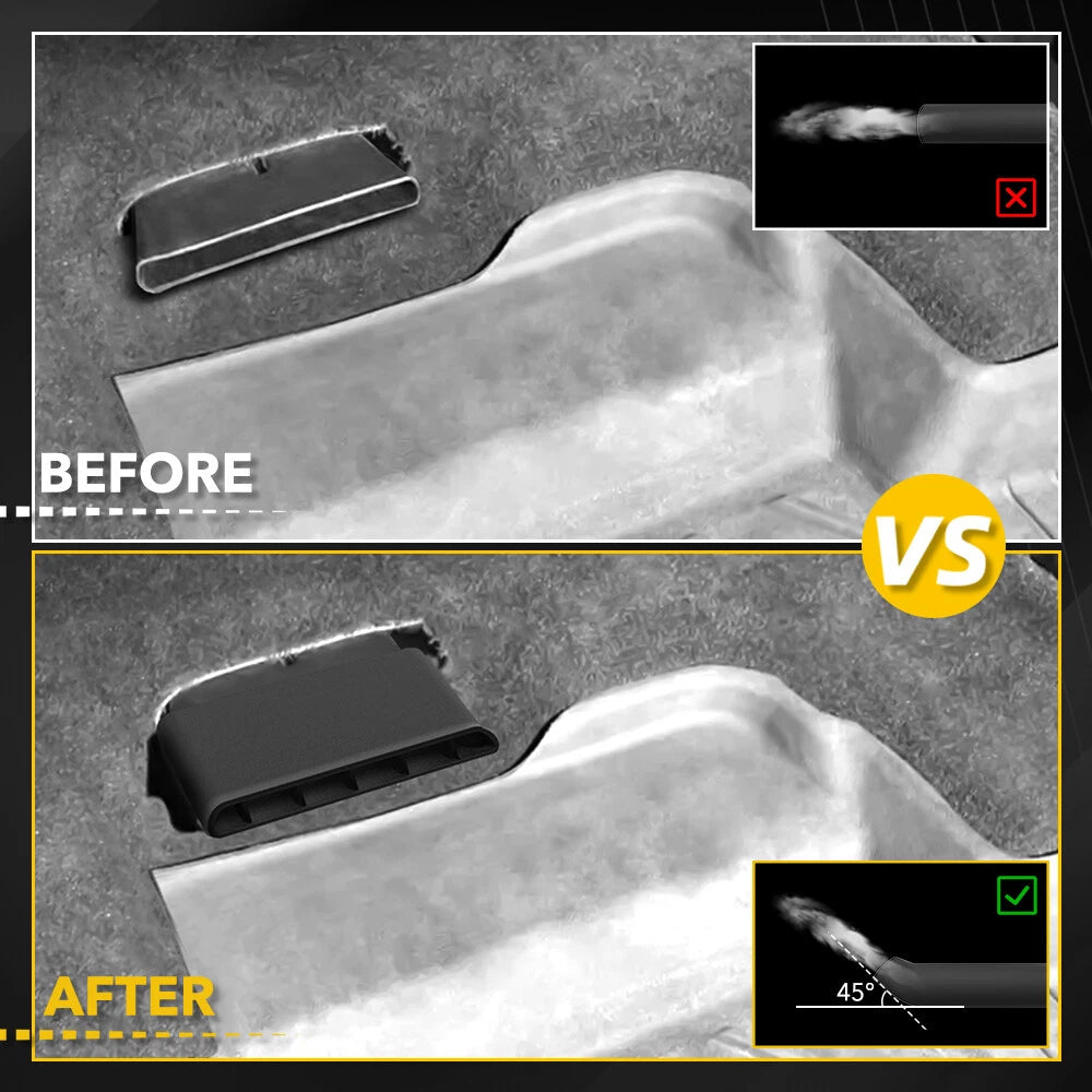 Fits 2014-2019 Silverado Sierra Air Deflectors Air AC Vent Extension Accessories 6B93BC-57