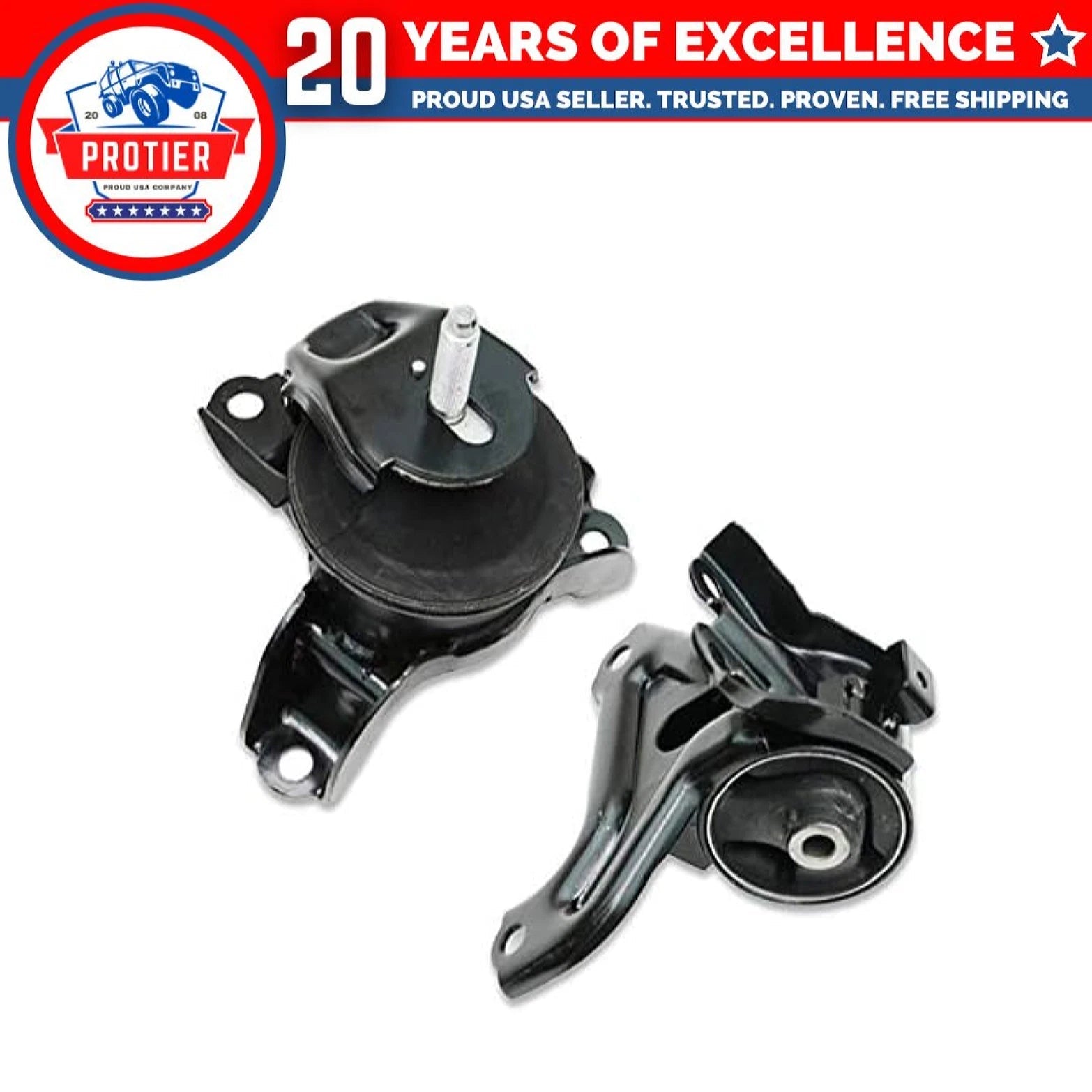 Fits 2005-2010 Hyundai Tucson/Kia Sportage 2.0L AUTO Motor & Trans Mount 2pc : 6B93BC-57