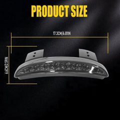 LED Fender Brake Tail Light Turn Signal For Harley Sportster 883 1200 Iron Dyna 6B93BC-57