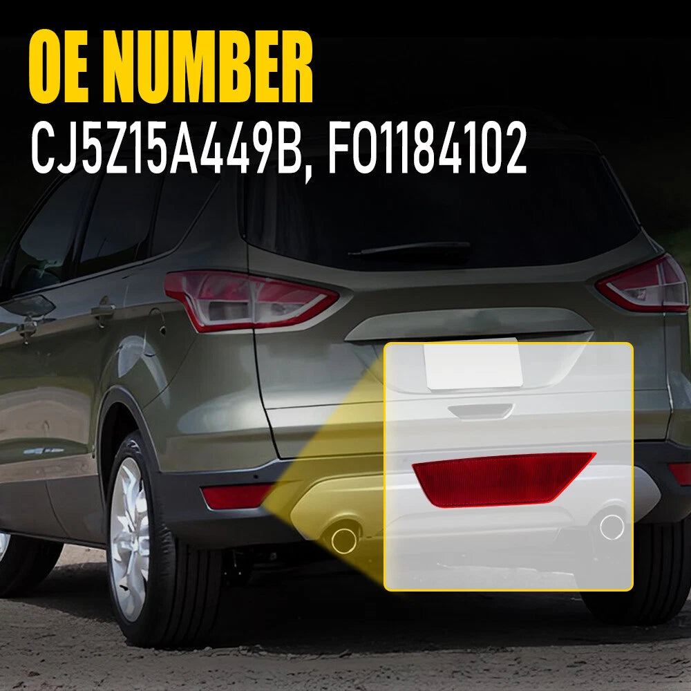 Left Driver Rear Bumper Reflector Light Lamp For Ford Escape 2013-2017 18 2019 A 6B93BC-57