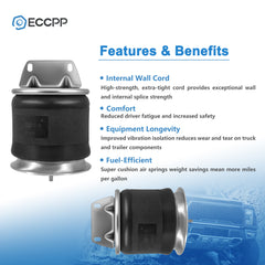 Pair Air Suspension Air Springs Bag W01-358-9616 For ContiTech Goodyear 1R11-242