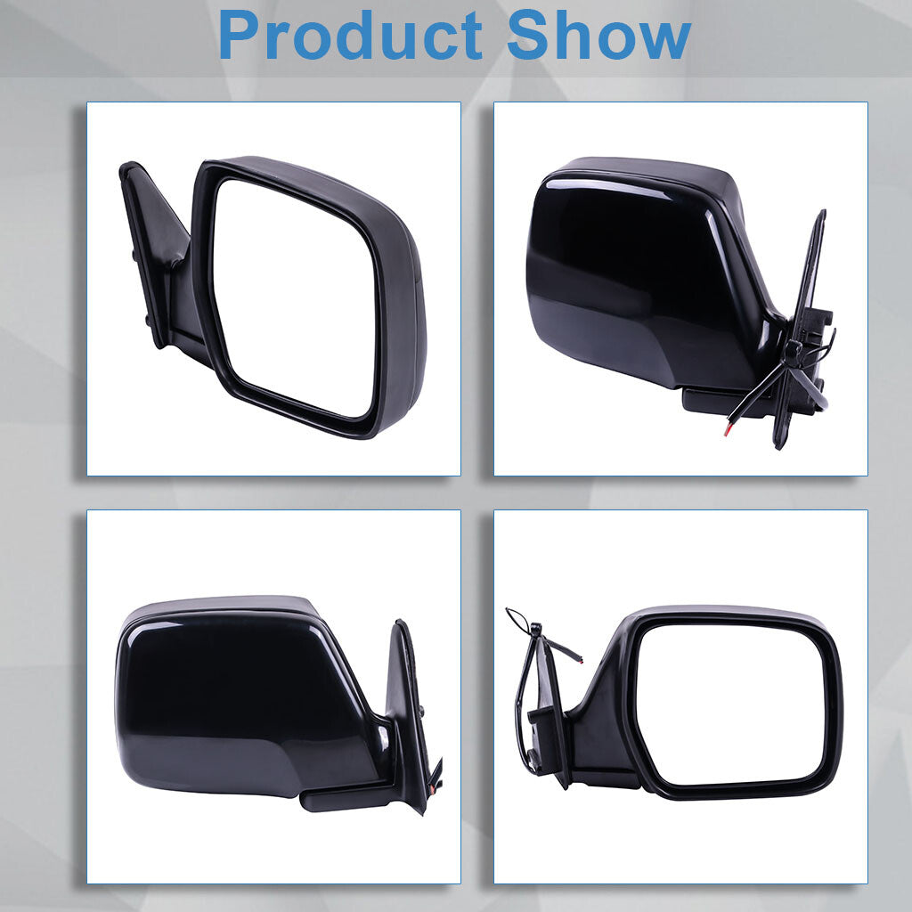 Passenger Side Mirror For 96-98 Toyota Land Cruiser Lexus LX450 Black 6B93BC-57