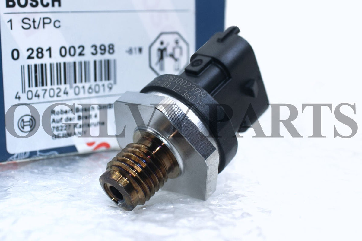 0281002398 High Pressure Fuel Rail Sensor for 01-04 LB7 6.6L GM Duramax
