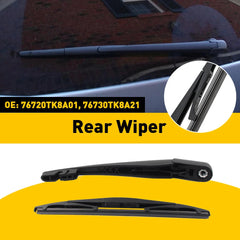 Rear Wiper Arm and Blade For Honda Odyssey 2011-2017 Back Windshield Wiper EA 6B93BC-57