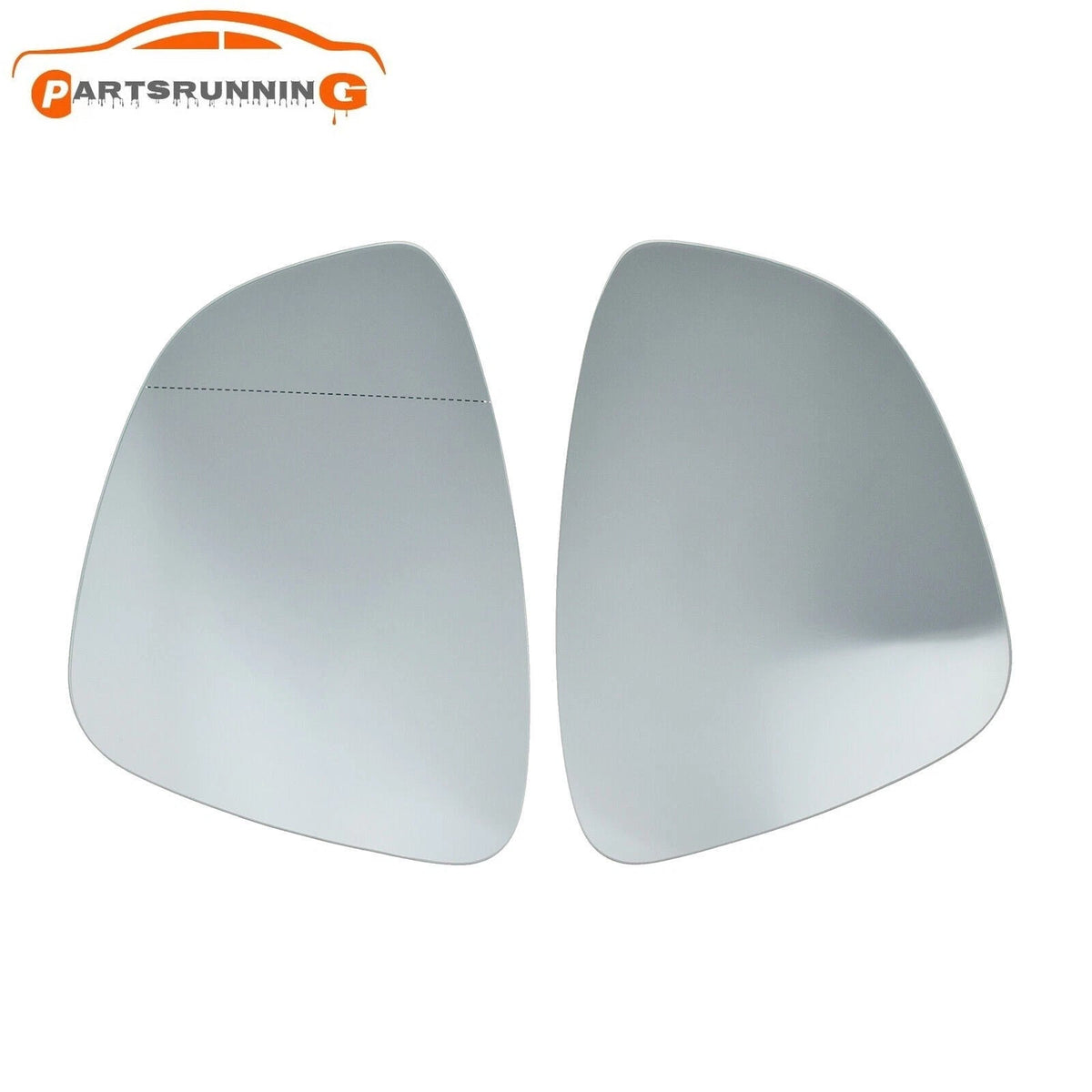 Left Right Side Mirror Glass Heated W/Backing Plate for VW Eos CC 5C6857521B 6B93BC-57