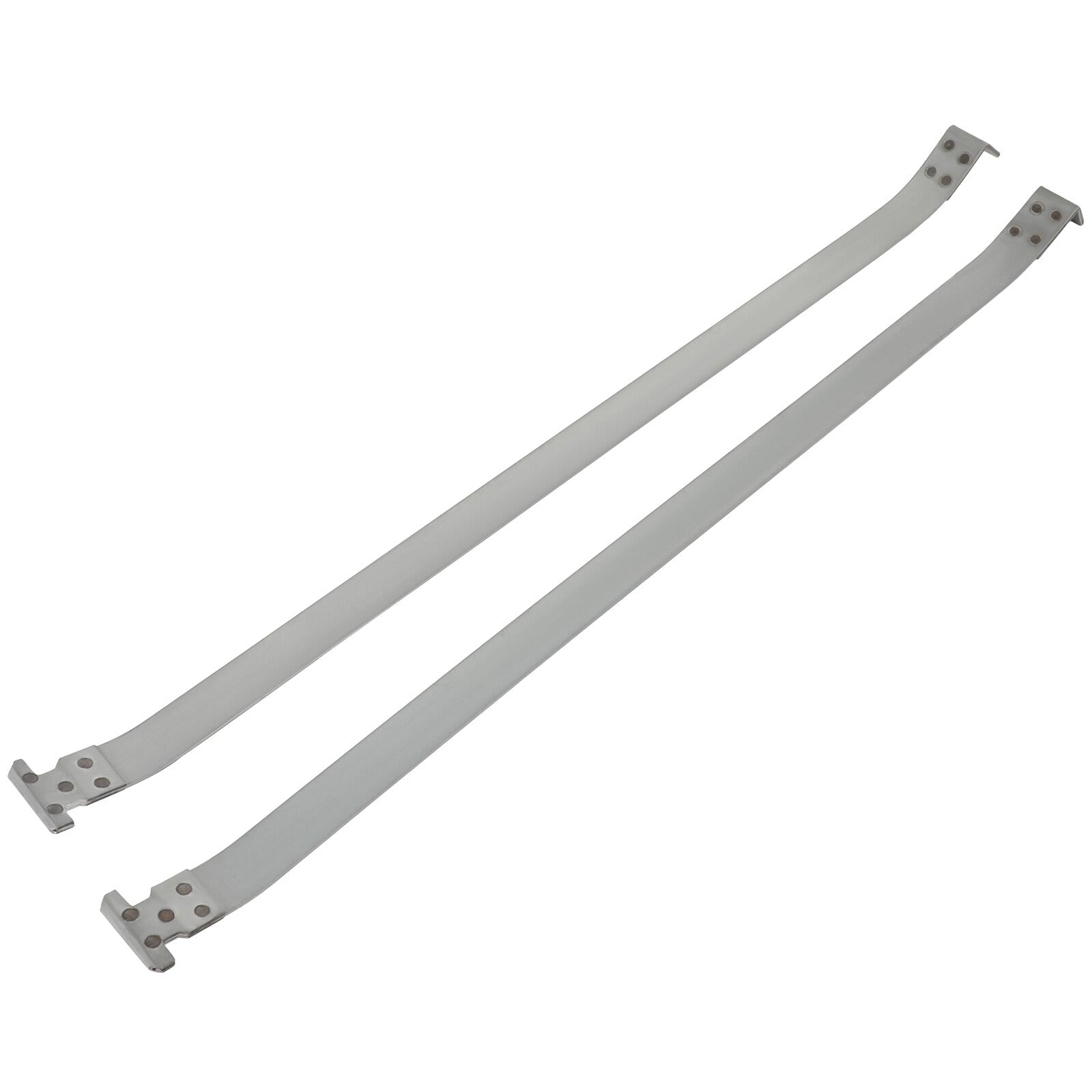 2X Silver Fuel Tank Straps Fits 1999 2000-2004 Jeep Grand Cherokee 6B93BC-57