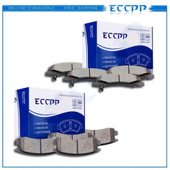 Front And Rear Ceramic Brake Pad Kit For Buick LaCrosse Chevy Impala Monte Carlo 6B93BC-57