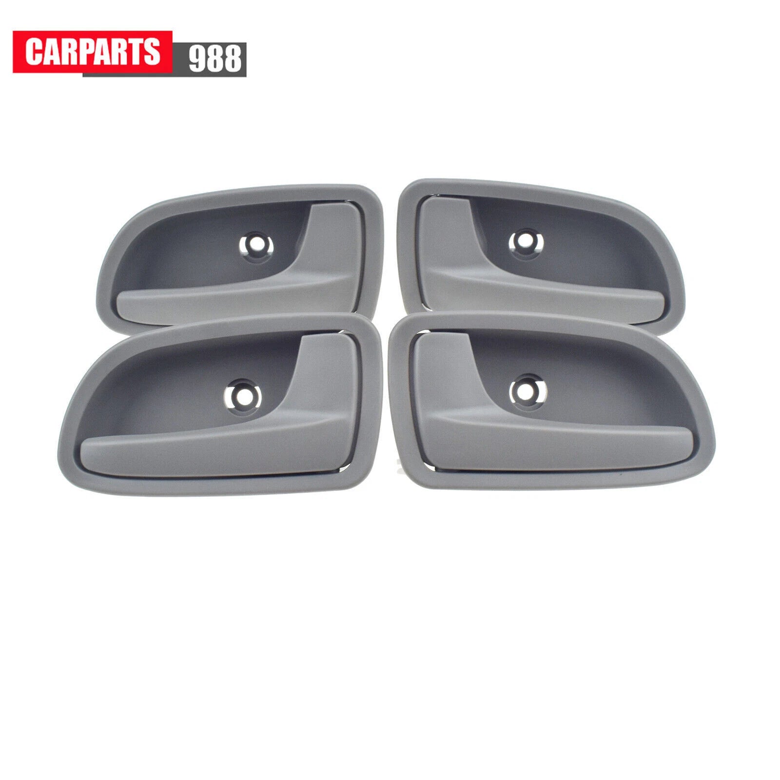 Set of 8 Outside Black & Inside Gray Door Handle For 2003 2004-2005 Kia Rio 1.6L 6B93BC-57