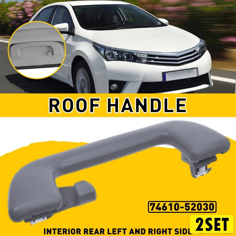 2Set Rear Right Left Inner Roof Pull Handle For Grab Toyota Corolla 74610-52030 6B93BC-57