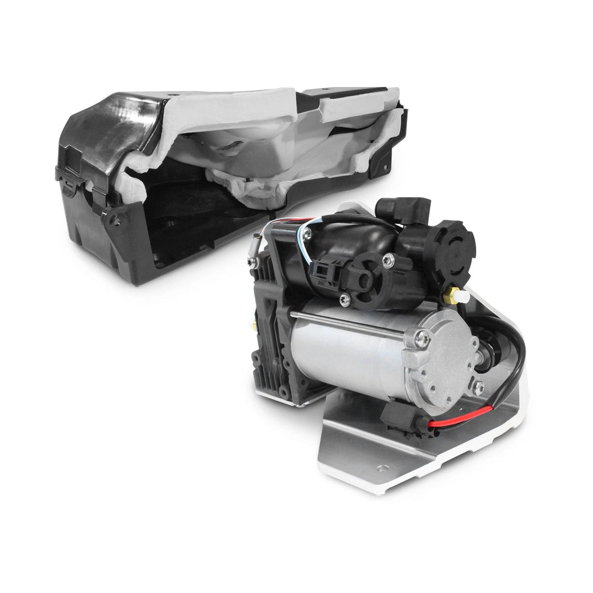 Air Suspension Compressor for IN COMPLETE HOUSING 2005-2009 Land Rover LR3; 6B93BC-57