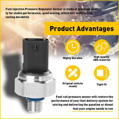 Fuel Pressure Rail CM5250 BU5Z9F972B Sensor for 2013-2019 2015-2019 Ford Lincoln 6B93BC-57