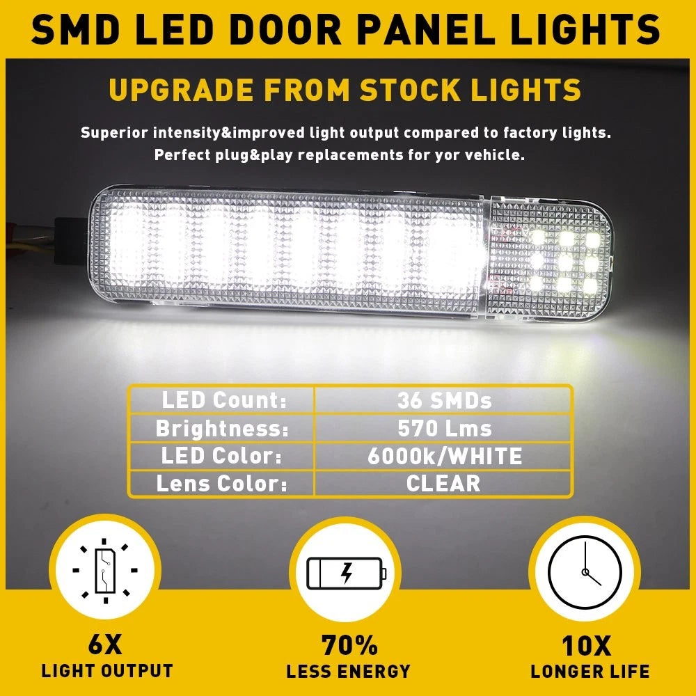 LED Door Courtesy Light Lamp For Chevy C/K Silverado Suburban Tahoe Sierra EOA 6B93BC-57