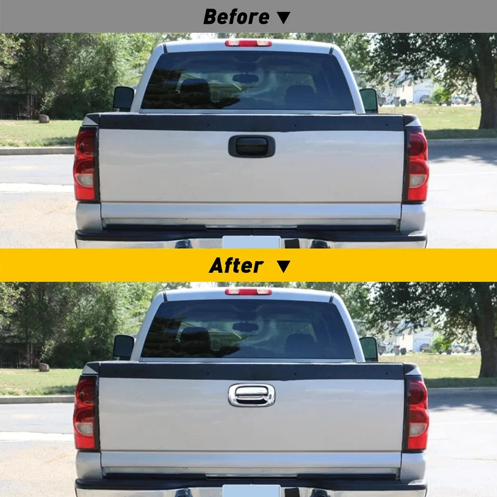 Door Handle Covers + Tailgate Handle Cover For Chevy 99-06 Silverado GMC Sierra 6B93BC-57