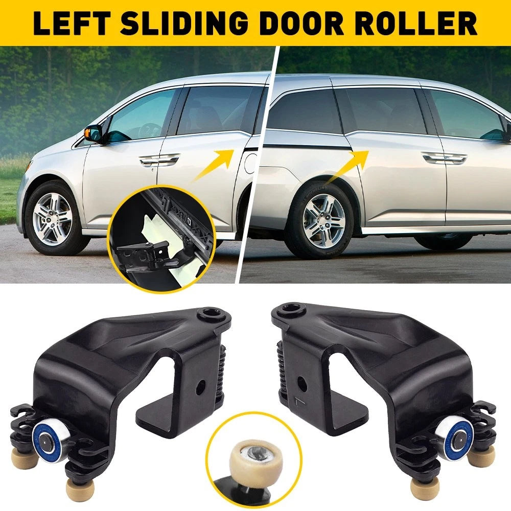 2PCS RH LH Side Sliding Door Power Center Roller For Honda Odyssey 2005-2010 6B93BC-57