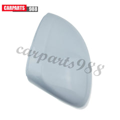 Left Side Rear View Mirror Cover White For Volkswagen Tiguan 2018 2019 2020-2022 6B93BC-57