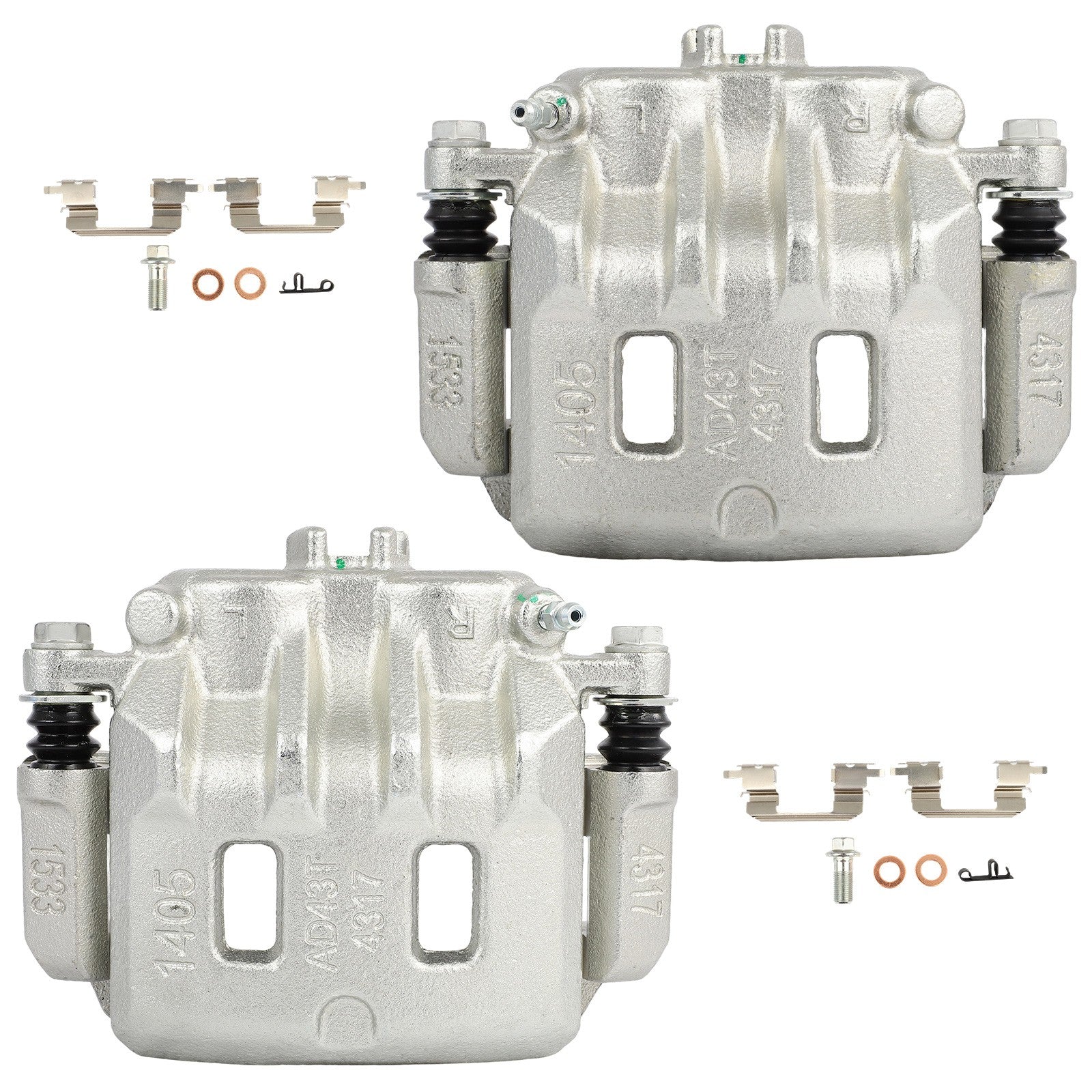 Front Brake Calipers 2Pcs For 1998-2002 Subaru Forester 1998-2001 Subaru Impreza KOEEP