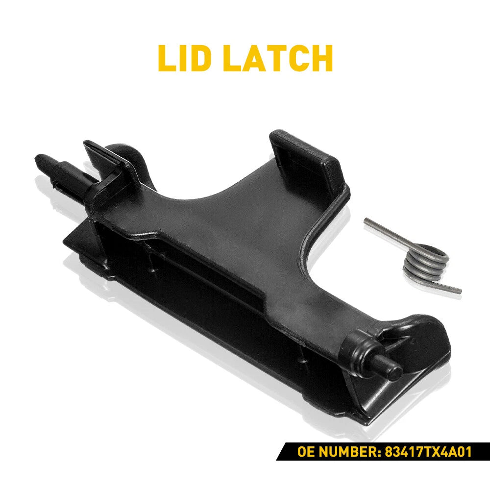 For 2013-2018 Acura RDX Center Console Lid Latch Armrest Lock Black Belt Spring 6B93BC-57