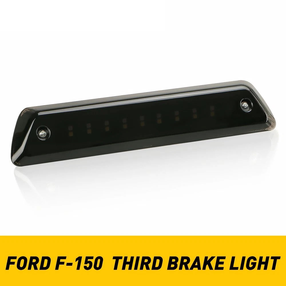 For 2009-2014 Ford F-150 LED Third 3rd Brake Light Tail Rear Cargo Lamp Smoke EA 6B93BC-57