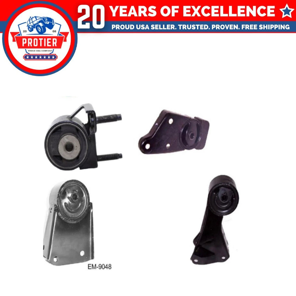 Motor & Trans Mount 4PCS 1992 - 1994 Fits Nissan Maxima 3.0L DOHC Auto Trans 6B93BC-57