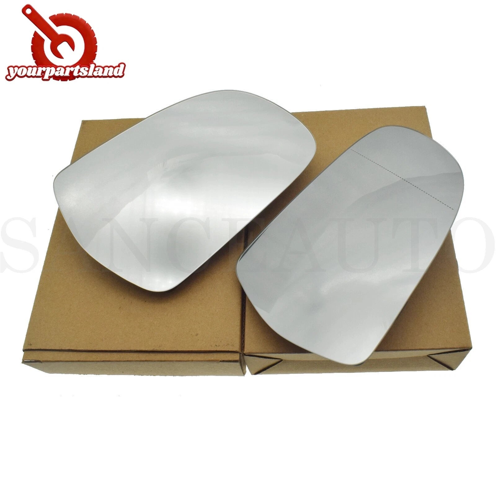 LH RH Mirror Glass w/ Backing Heated 2PCS for Audi A5 A3 8P S5 A4 B8 8K0857536F 6B93BC-57