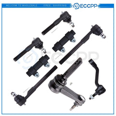 8set Front Tie Rods Idler Arm Pitman Arm Fits Dodge Ram 1500 2500 3500 Steering KOEEP