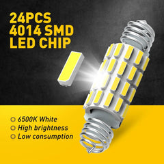 4X 578 39mm-42mm Interior Festoon LED Lights Bulb For Map Dome Trunk White US 6B93BC-57