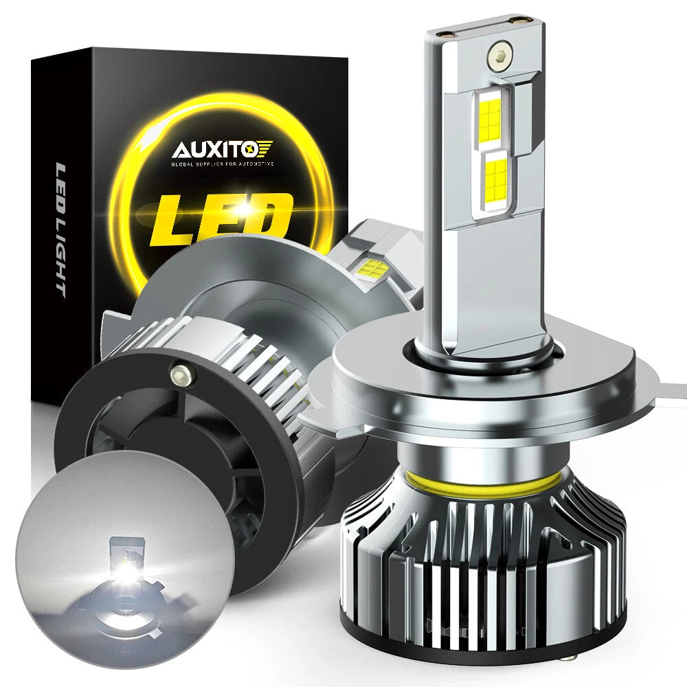 AUXITO H4 9003 LED Headlight Bulbs Hi Low Beam Conversion Kit 6500K White Canbus AUXITO