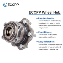 1P Wheel Hub Bearing Rear For Nissan Altima Maxima Murano Pathfinder FWD 15-2018